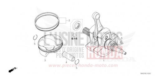 VILEBREQUIN/PISTON CRF450RR de 2024